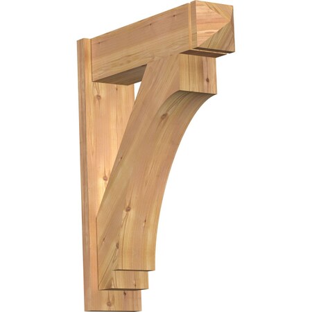 Ekena Millwork Imperial Smooth Arts and Crafts Outlooker, Western Red Cedar, 7 1/2"W x 26"D x 34"H OUT08X26X34IMP03SWR